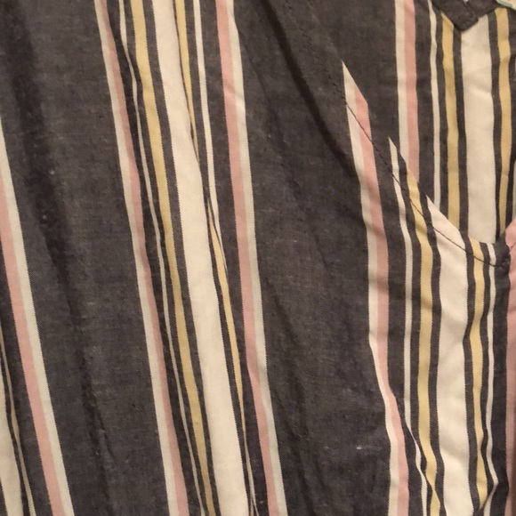 PINK ROSE - Coastal Navy Stripe Dress With Pockets - Picture 5 of 9